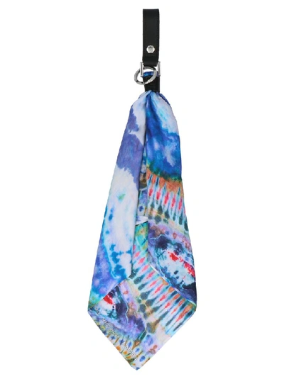 Shop Amiri Tie Dye Print Keyring In Multi