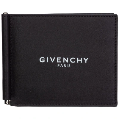 Shop Givenchy Logo Print Bifold Wallet In Black