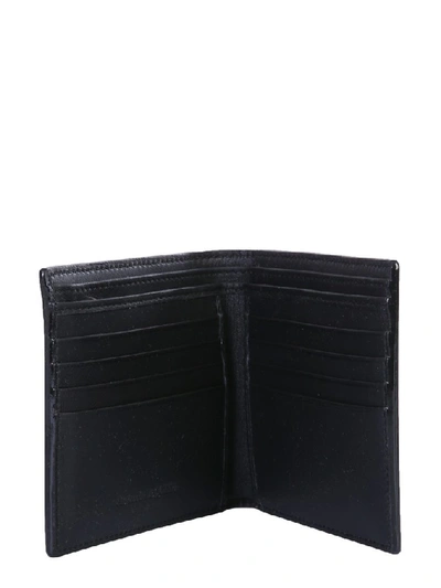 Shop Alexander Mcqueen Logo Bifold Wallet In Black