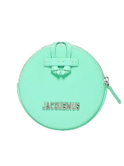 Shop Jacquemus Jacqumues Le Pitchou Round Purse In Green