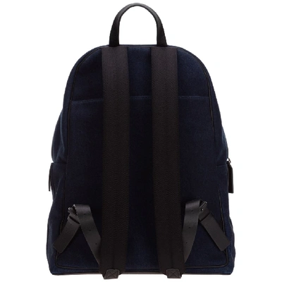 Shop Valentino Garavani Vlogo Backpack In Blue