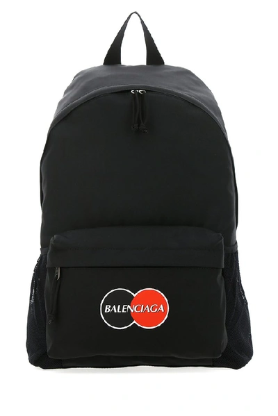 Shop Balenciaga Uniform Weekend Backpack In Black