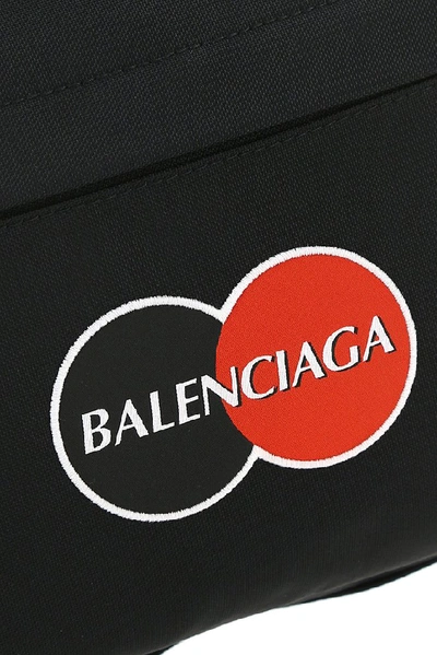 Shop Balenciaga Uniform Weekend Backpack In Black