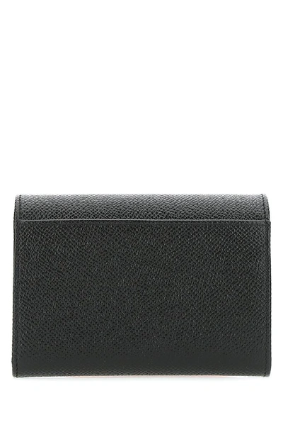 Shop Dolce & Gabbana Monogram Embellished Wallet In Black