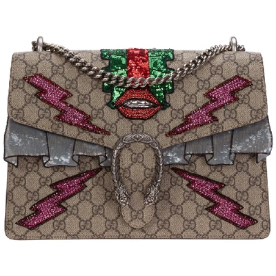 Shop Gucci Dionysus Shoulder Bag In Multi