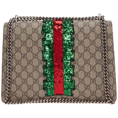 Shop Gucci Dionysus Shoulder Bag In Multi