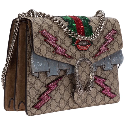 Shop Gucci Dionysus Shoulder Bag In Multi