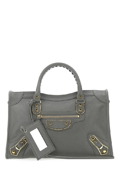 Shop Balenciaga Classic City Small Handbag In Grey