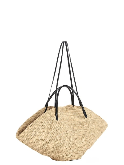 Shop Jil Sander Sombrero Tote Bag In Beige