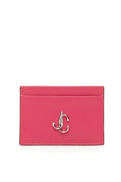 Shop Jimmy Choo Umika Cardholder In Pink