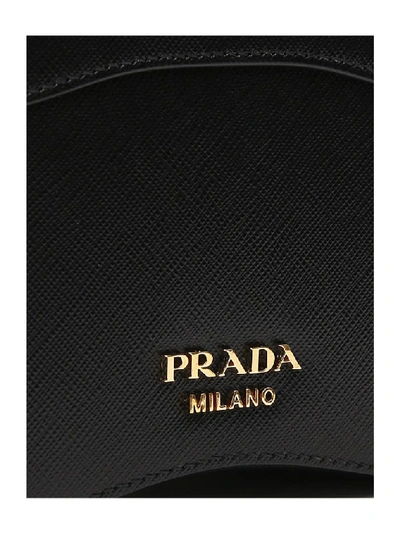 Shop Prada Sidonie Top Handle Tote Bag In Black