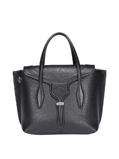 Shop Tod's Joy Mini Tote Bag In Black