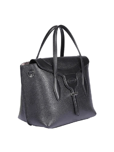 Shop Tod's Joy Mini Tote Bag In Black