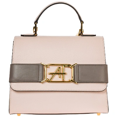 Shop Alberta Ferretti Buckled Handbag In Pink