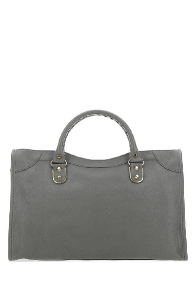 Shop Balenciaga Classic City Medium Handbag In Grey