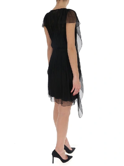 Shop Alberta Ferretti Lace Dress In Black