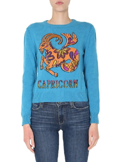 Shop Alberta Ferretti Love Me Starlight Sweater In Blue