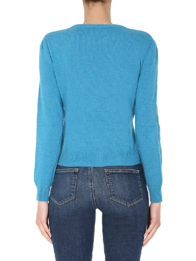 Shop Alberta Ferretti Love Me Starlight Sweater In Blue