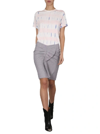 Shop Isabel Marant Étoile Ines Skirt In Grey