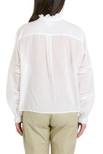 Shop Isabel Marant Étoile Valda Shirt In White