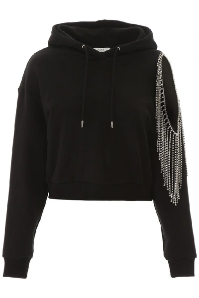 Shop Area Cut Out Hoodie In Black