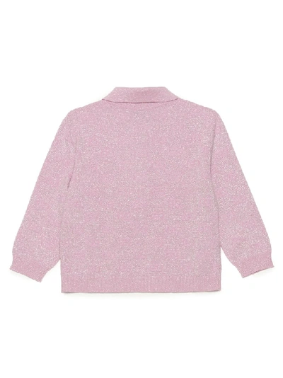 Shop Gucci Gg Jacquard Polo Shirt In Pink