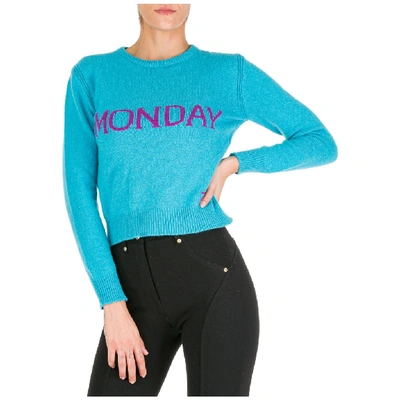 Shop Alberta Ferretti Monday Sweater In Blue