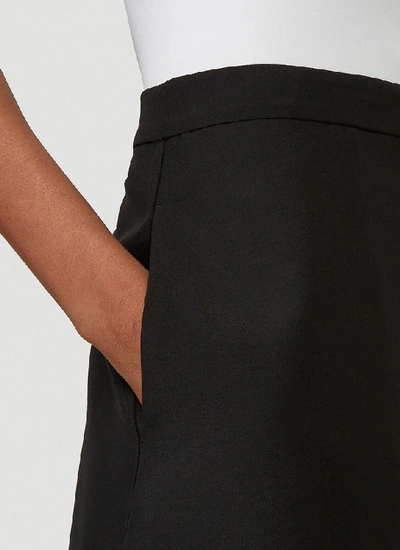 Shop Jil Sander Asymmetric Skirt In Black