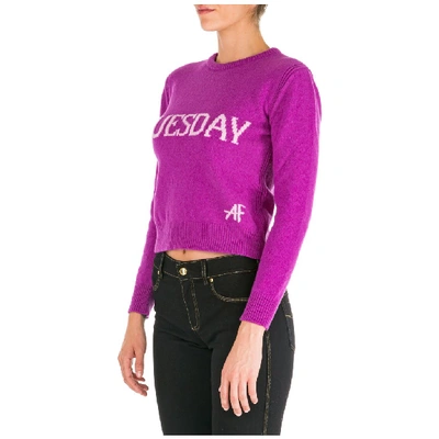 Shop Alberta Ferretti Tuesday Sweater In Purple