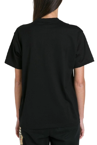 Shop Burberry Printed T In Black