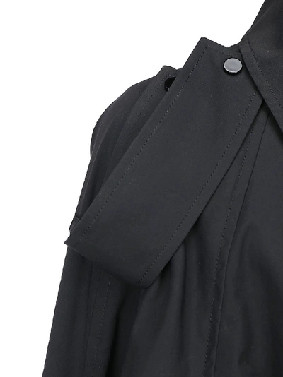 Shop Bottega Veneta Belted Trench Jumpsuit In Black