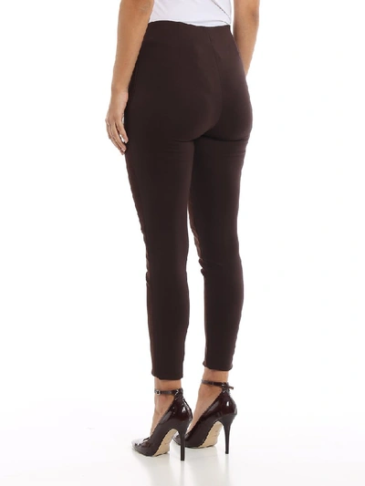 Shop Weekend Max Mara Eros Leggings In Brown