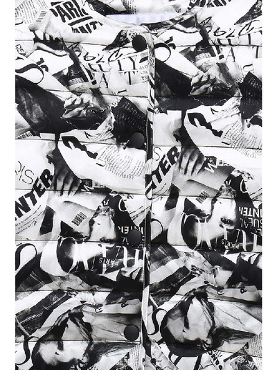 Shop Balenciaga Graphic Printed Down Jacket In Multi