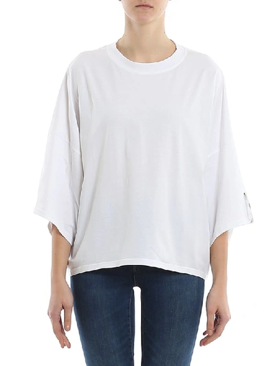 Shop Alexandre Vauthier Batwing T In White