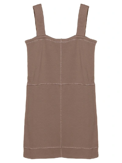 Shop Lemaire Panelled Tank Top In Brown