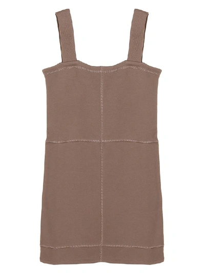 Shop Lemaire Panelled Tank Top In Brown
