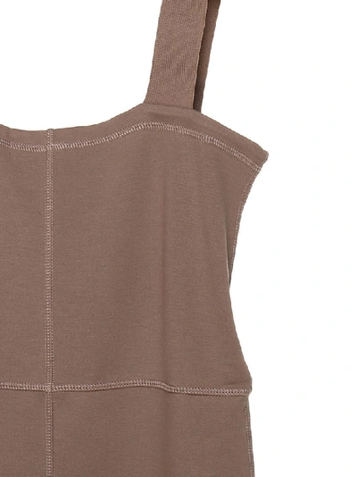 Shop Lemaire Panelled Tank Top In Brown