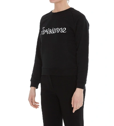 Shop Maison Kitsuné Parisienne Sweatshirt In Black