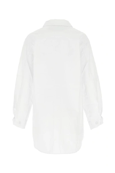 Shop Jacquemus La Chemise Loya Shirt In White