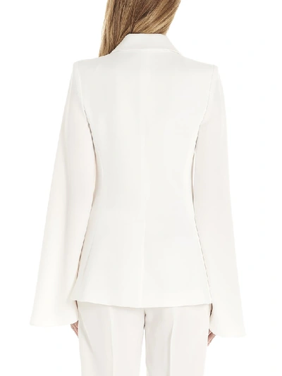 Shop Alberta Ferretti Double Breasted Blazer In White