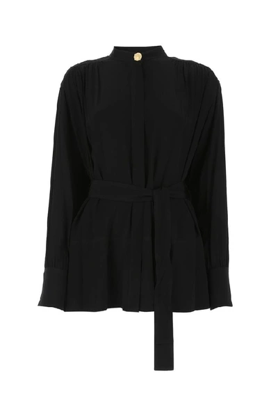 Shop Proenza Schouler Pleated Blouse In Black