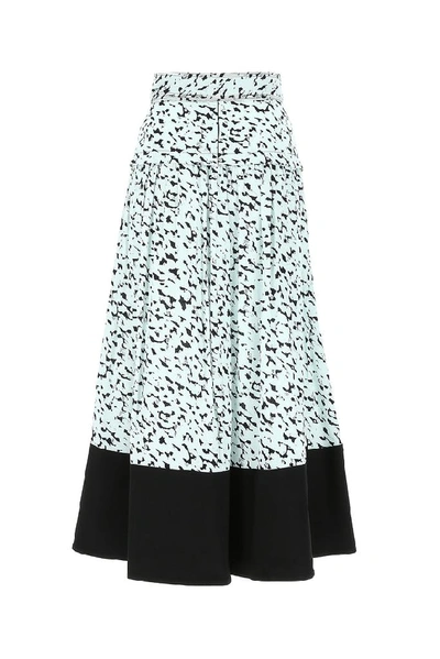 Shop Proenza Schouler Pleated Midi Skirt In Stampa