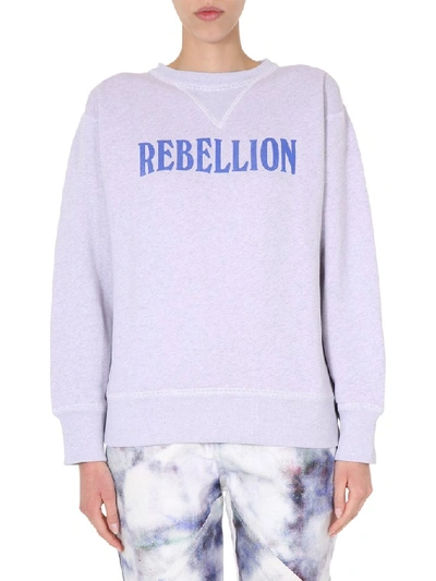 Shop Isabel Marant Étoile Rise Sweatshirt In Purple