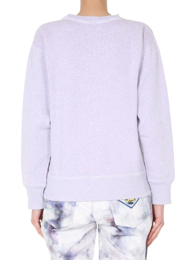 Shop Isabel Marant Étoile Rise Sweatshirt In Purple