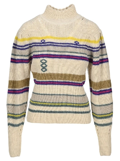 Shop Isabel Marant Étoile Georgie Knit Sweater In Multi