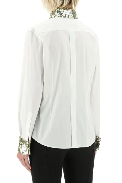 Shop Dolce & Gabbana Sequins Detail Shirt In White