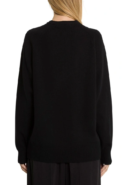 Shop Givenchy 4g Stitch Effect Jumper In Black