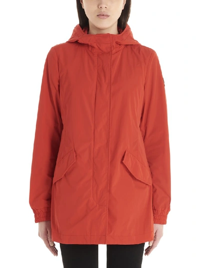 Shop Woolrich Summer Parka In Red