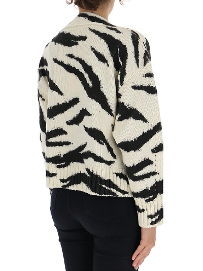 Shop Philosophy Di Lorenzo Serafini Animal Pattern Sweater In Multi