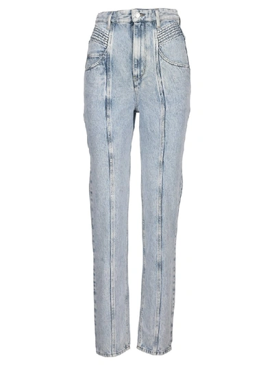 Shop Isabel Marant Étoile Henoya Jeans In Blue